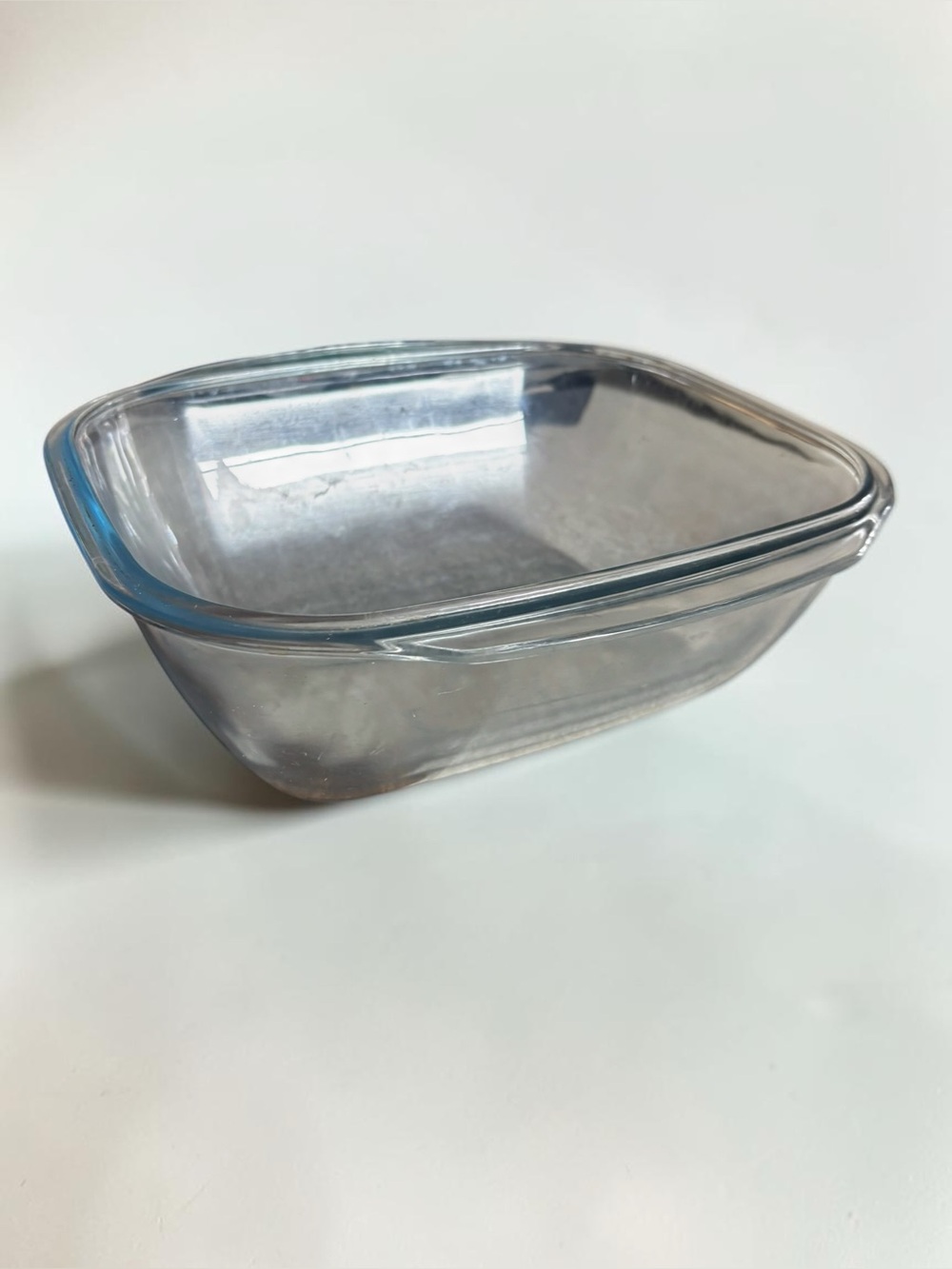Vintage Pyrex England Glass Casserole Dish Metal Serving Cradle 10"
